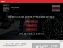 Tablet Screenshot of dubaimotorshow.com